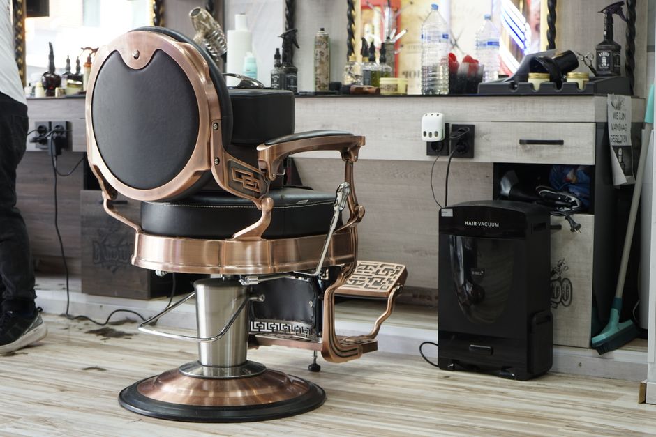 Fotoliu clasic de barbershop